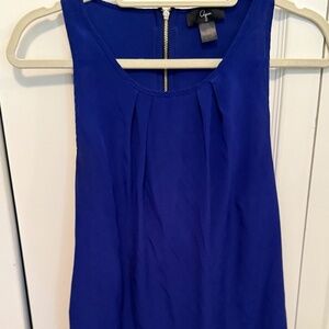 Bloomingdale’s Aqua Sleeveless Blouse
